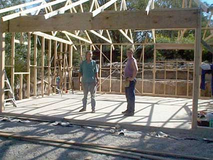 trusses all up