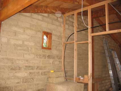 mudbrick inside wall