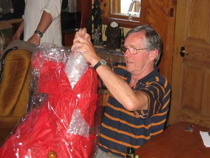 jonni opening parcel