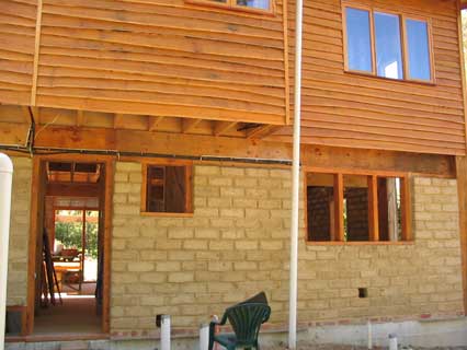 completed south wall