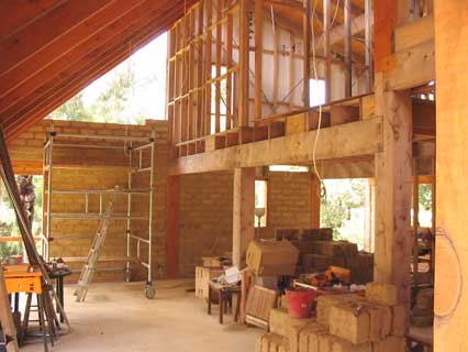 finishing tall walls