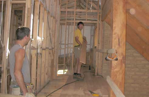 erik and rod doing floors
