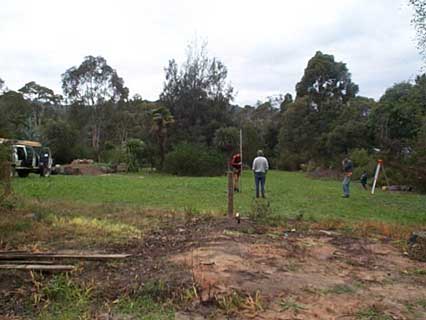 first excavation